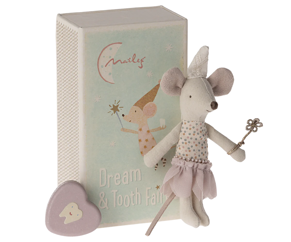 Tooth Fairy Mouse - Little Sister in Matchbox