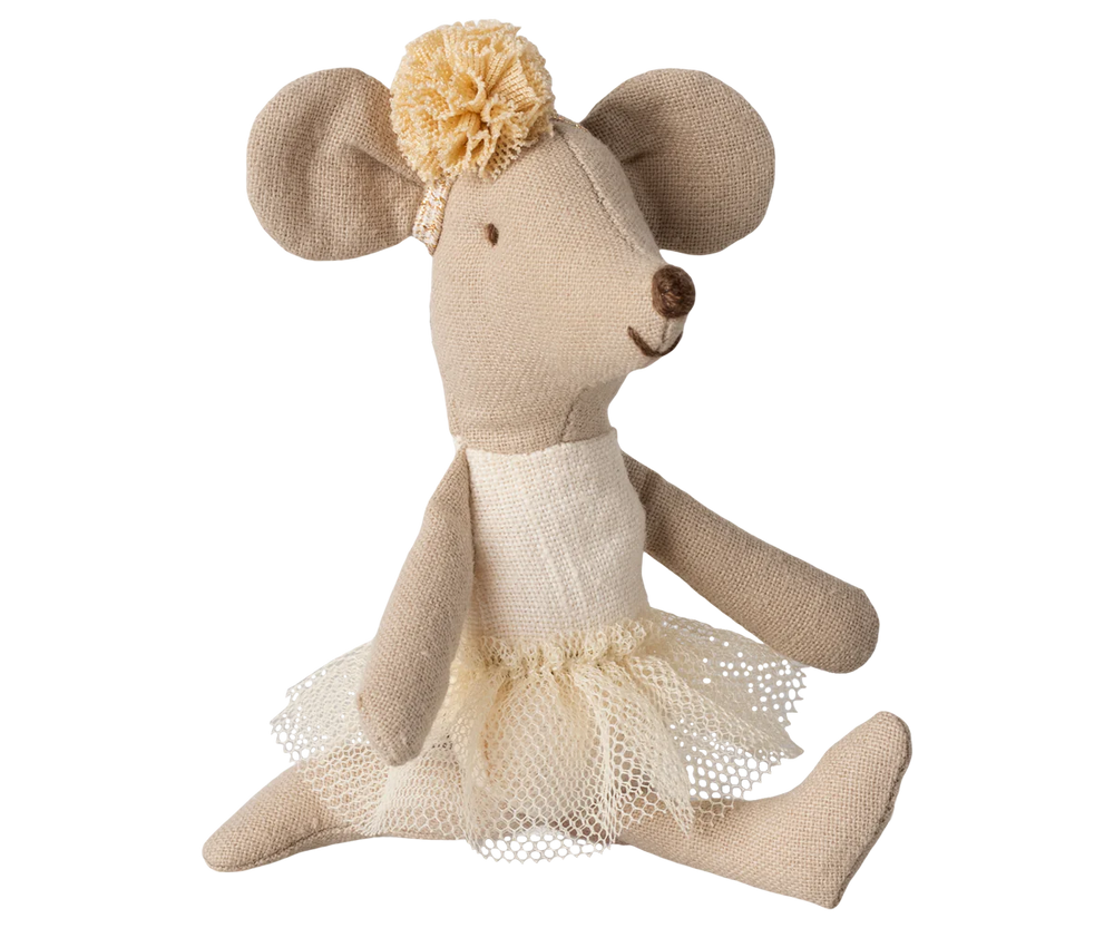 Ballerina Mouse, Little Sister - Off White