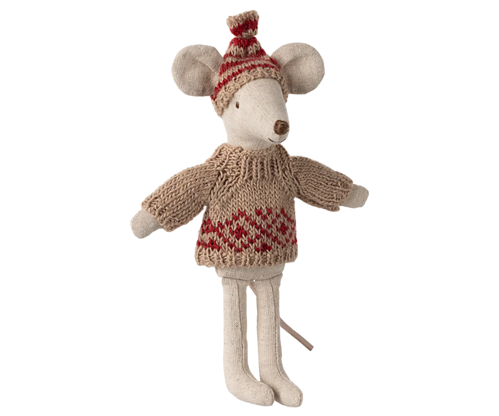 Knitted Sweater and Hat, Mum Mouse