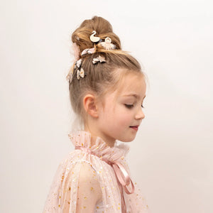 Prima Ballerina Bow Mini Clips