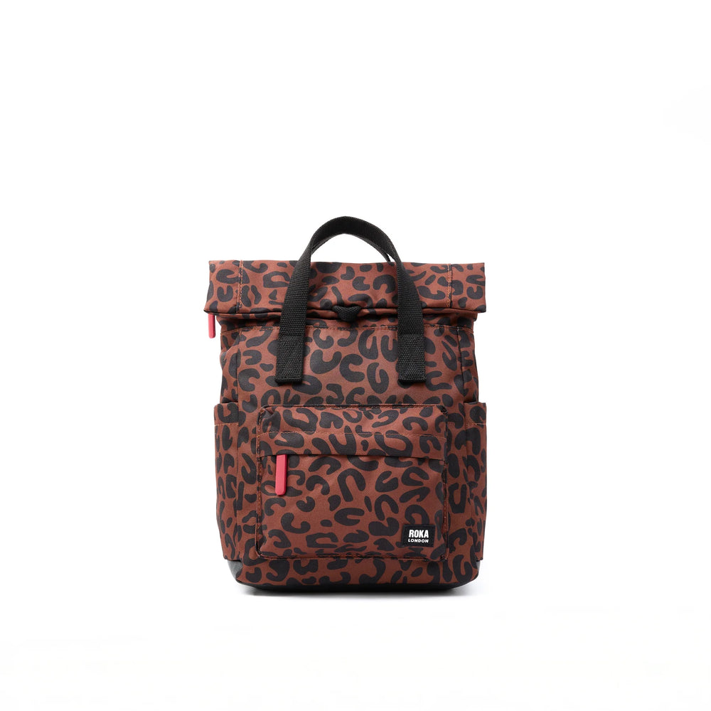 Canfield B Small Sustainable Nylon - Scarlet Leopard
