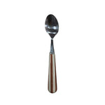 Mocha Stripe Stainless Steel Coffee Spoon