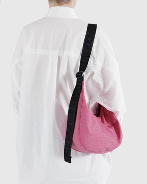 Baggu Medium Nylon Crescent Bag - Azalea