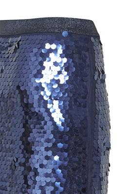 Pennie Sequin Skirt - Maritime Blue