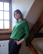 Hazel Relaxed Fit Jumper - Watercress