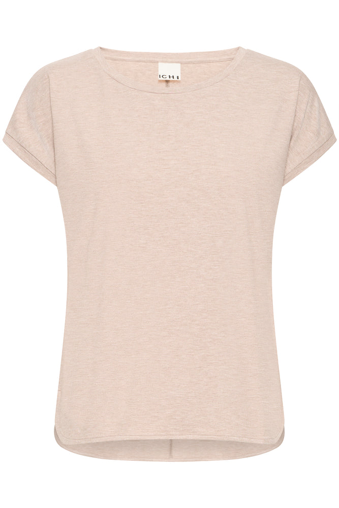 Rebel Round Neck T Shirt - Simply Taupe