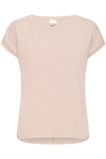 Rebel Round Neck T Shirt - Simply Taupe