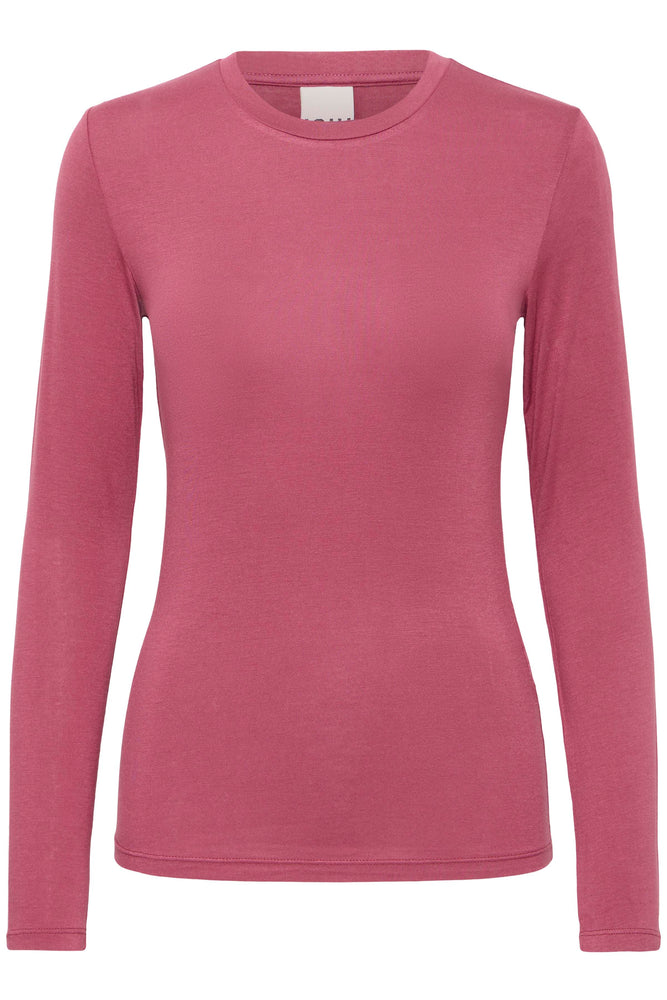 Philuca Long Sleeved Top - Maroon