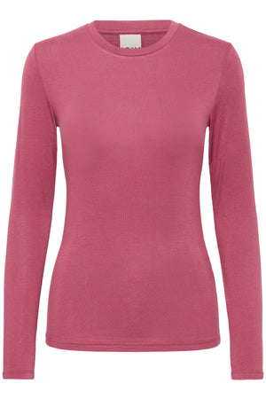 Philuca Long Sleeved Top - Maroon