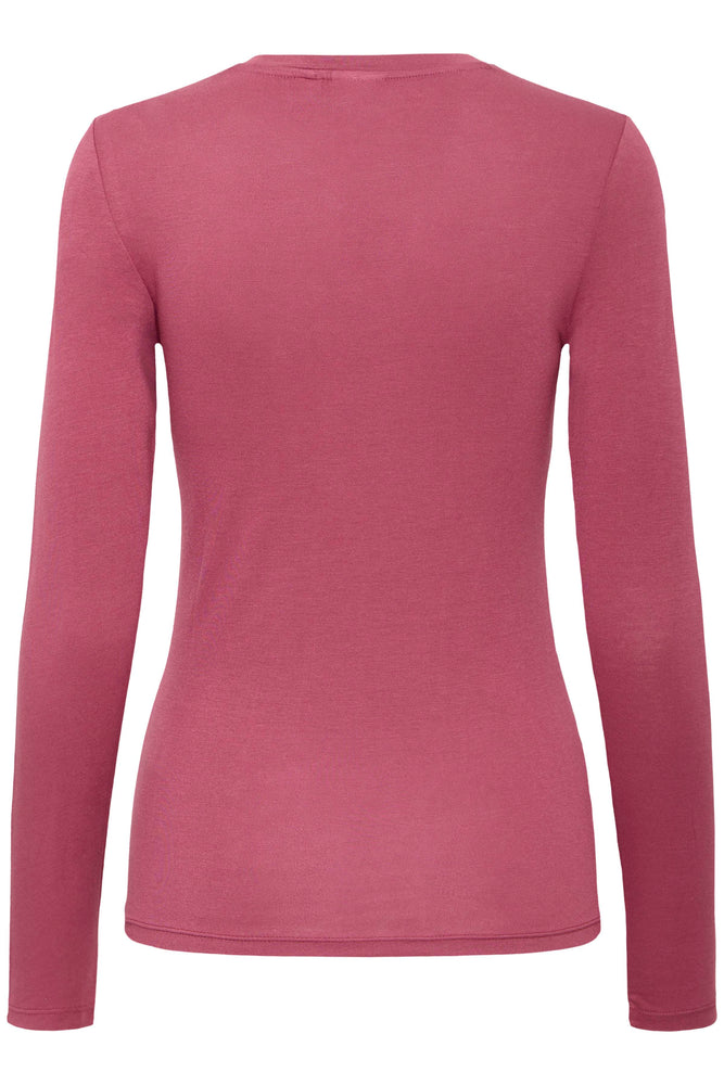 Philuca Long Sleeved Top - Maroon