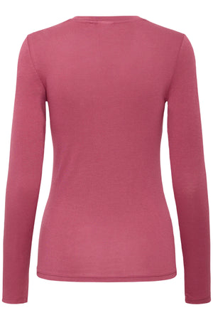 Philuca Long Sleeved Top - Maroon