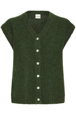 Belablue Knitted Waistcoat -Rifle Green