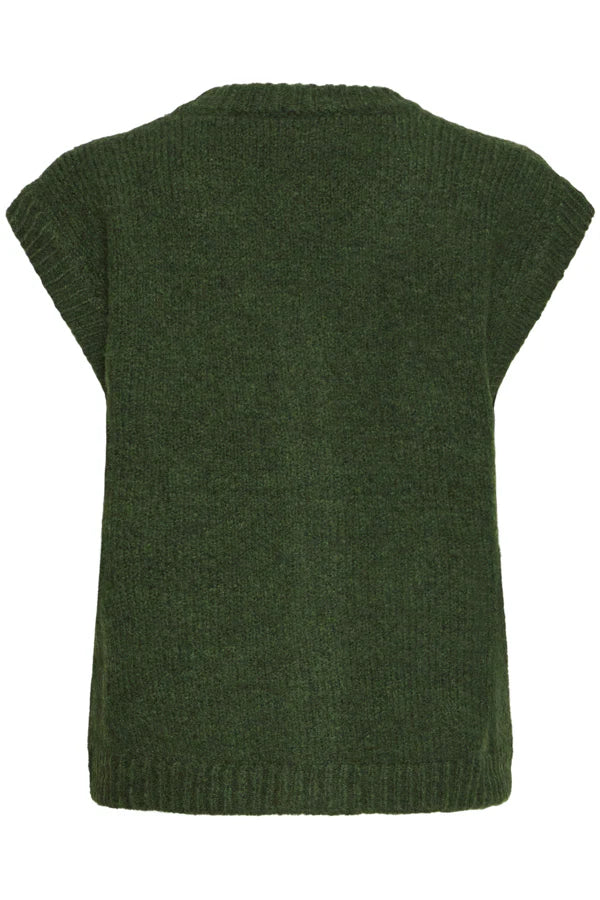 Belablue Knitted Waistcoat -Rifle Green