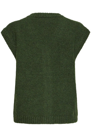 Belablue Knitted Waistcoat -Rifle Green