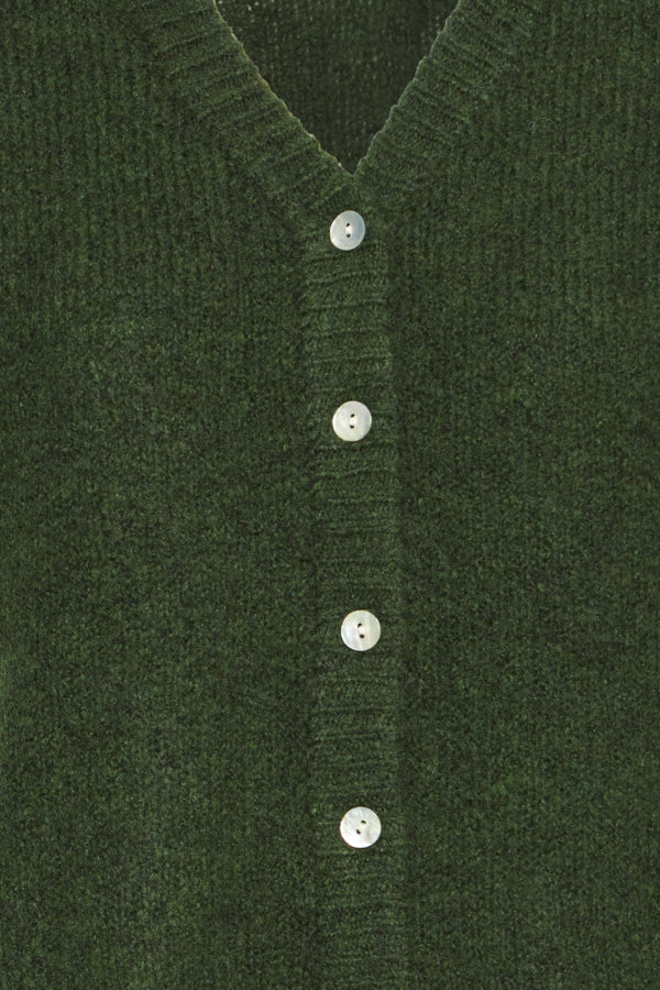 Belablue Knitted Waistcoat -Rifle Green