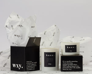 WXY Candle - Haze - Patchouli + hemp