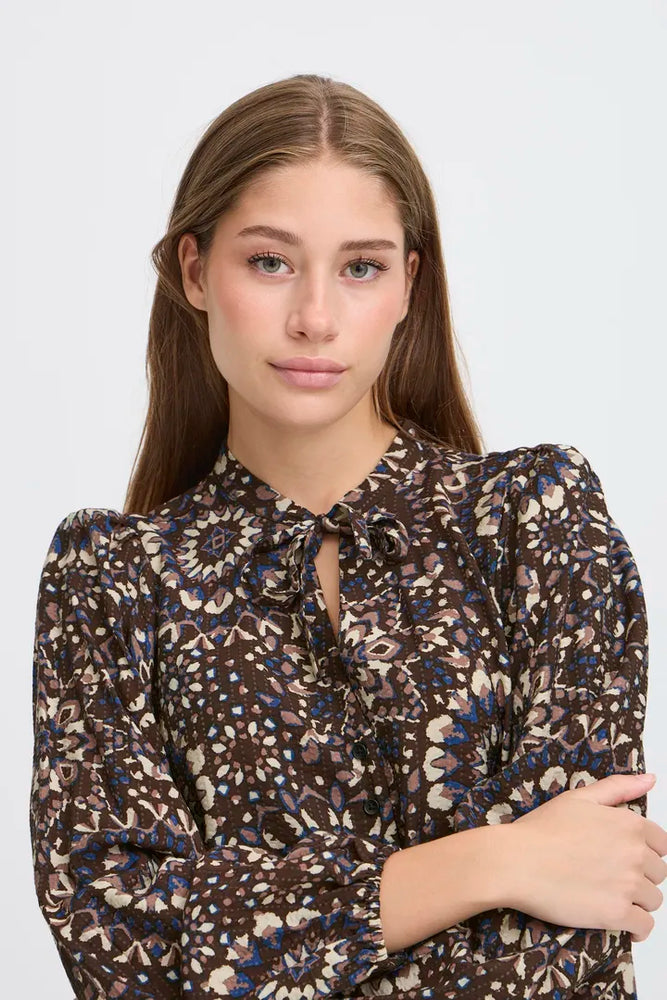 Craviz Blouse - Brown
