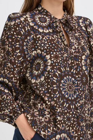 Craviz Blouse - Brown
