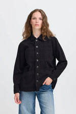 Hezano Casual Jacket - Navy Blue