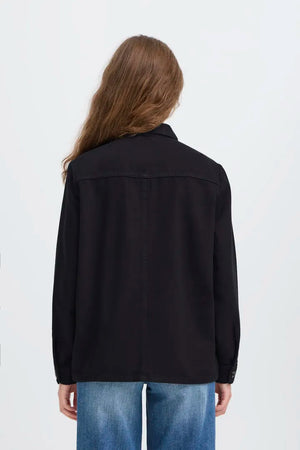 Hezano Casual Jacket - Navy Blue
