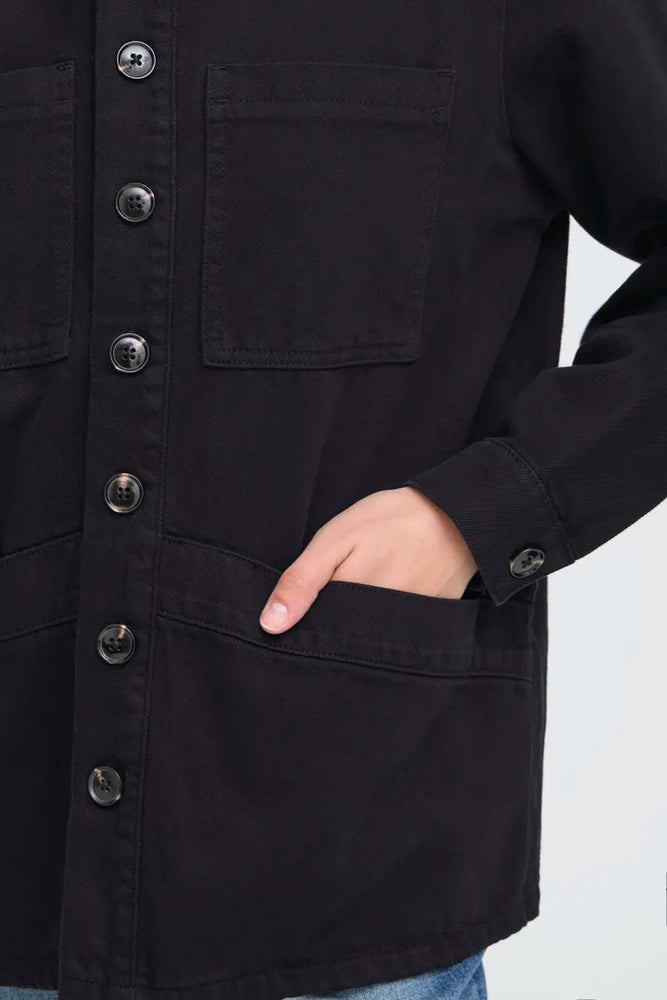 Hezano Casual Jacket - Navy Blue