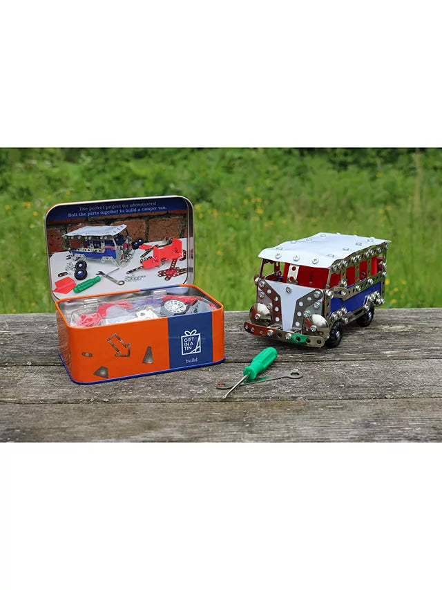 Camper Van Construction Kit in A Tin - Gift Set