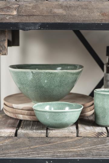 Stoneware Bowl - Green