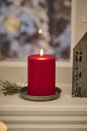 Pillar Candle - Dark Red