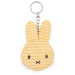 Miffy Flat Corduroy Eco Key Ring - Buttercream