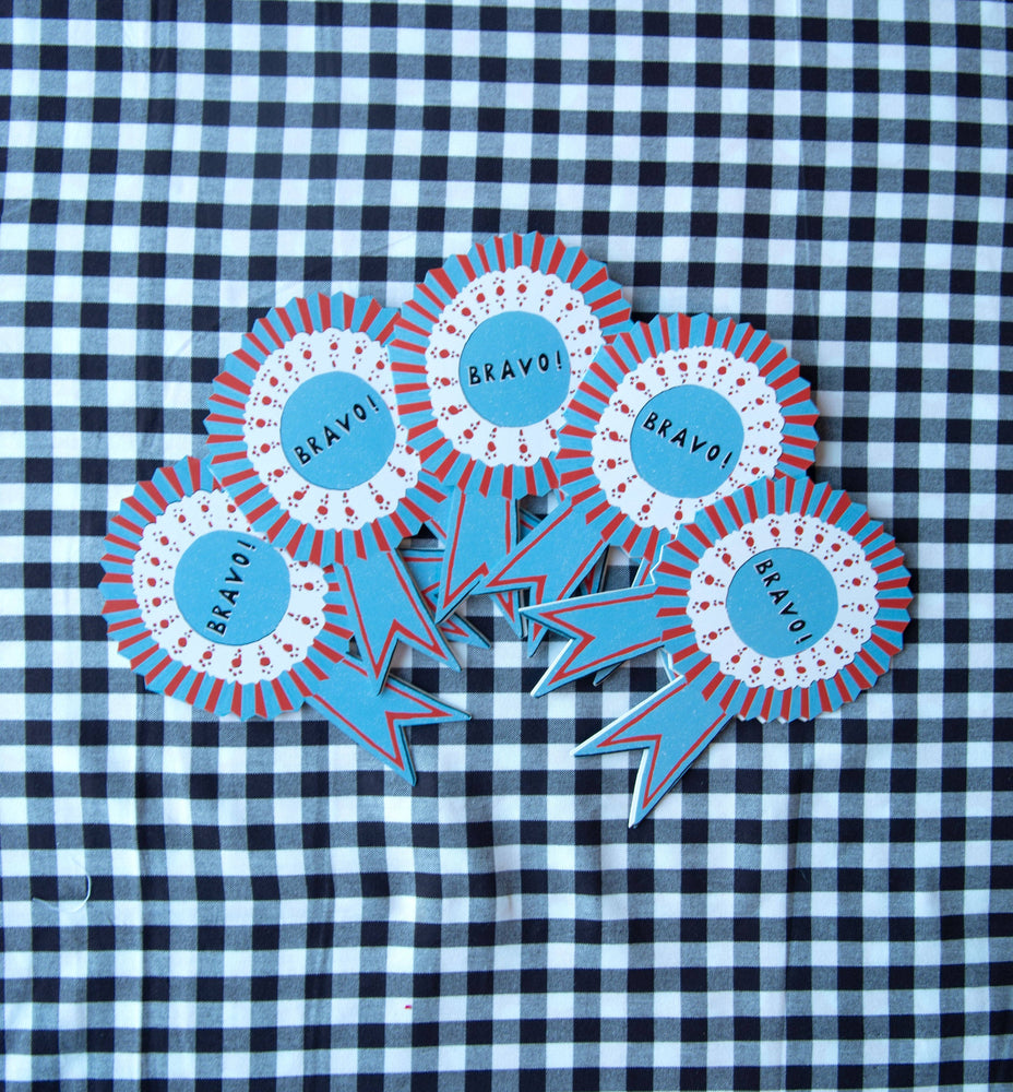 Bravo Medallion - Die Cut Card