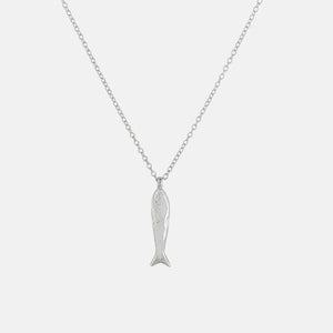 Silver Minnow Necklace