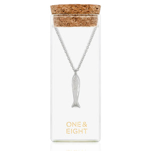Silver Minnow Necklace
