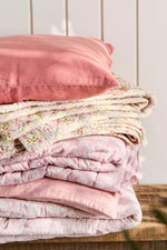 Quilt - Light Pink, Blue and Green Flowers