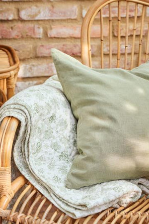 Quilt -  Green Flowers
