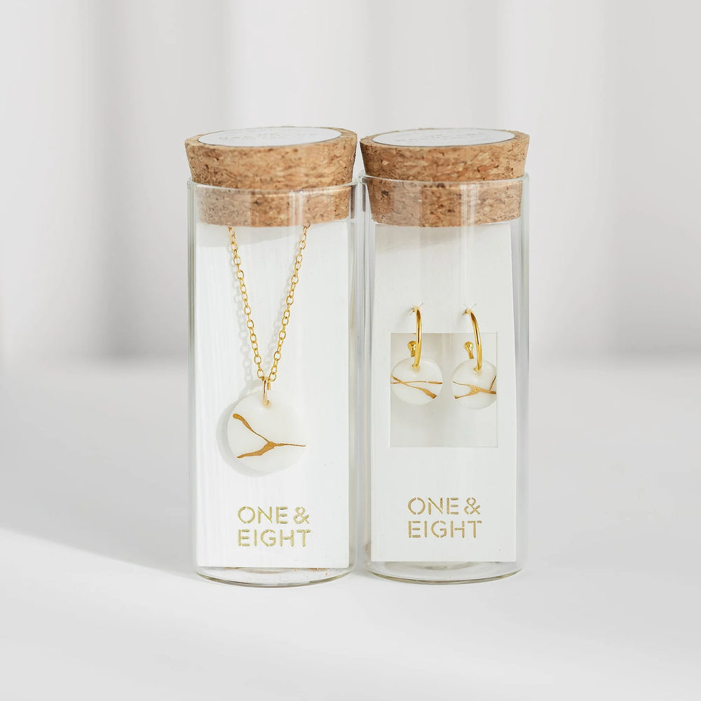 Kintsiguri Porcelain Gold Necklace
