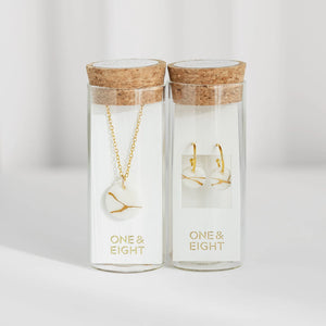 Kintsiguri Porcelain Gold Necklace