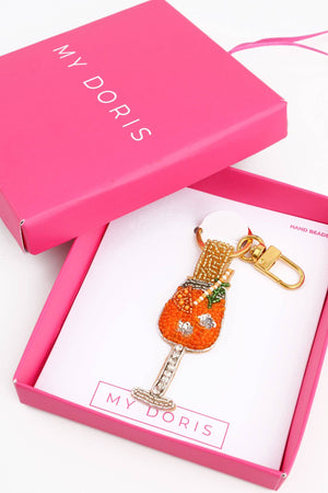 Aperol Key Ring/ Bag Charm