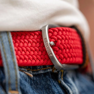 Elastic Woven Belt - Cardinal Red Size 1