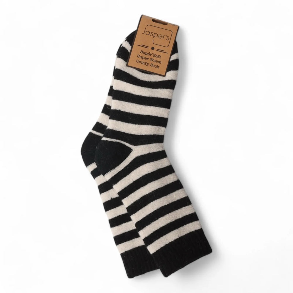 Black Stripe Super Cosy Men’s Socks