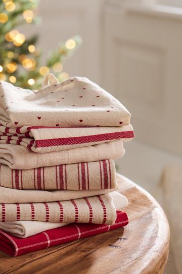 Tea Towel - Red Stripe