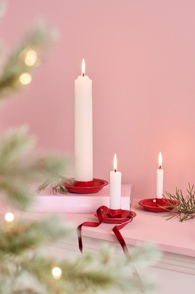 Candle Holder - Red - For 2.2cm Candle