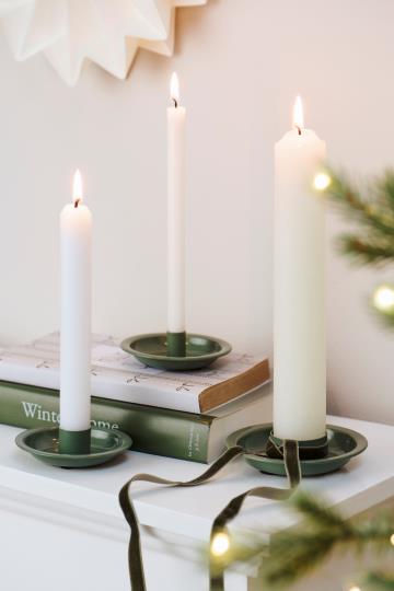 Candle Holder - Green - For 2.2cm Candle