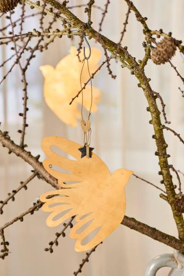 Brass Bird Hanging Decoration