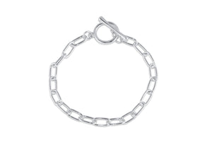 Catherine Oval Links Bracelet - Silver