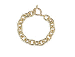 Catherine Oval Links Over-Sized Chain Bracelet - Gold