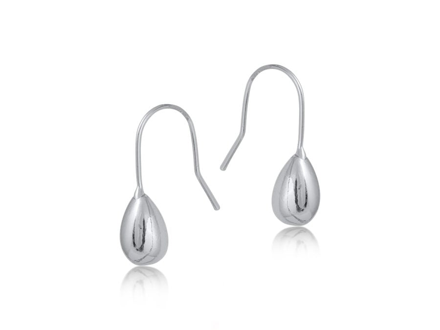 Salome Drop Earrings - Silver