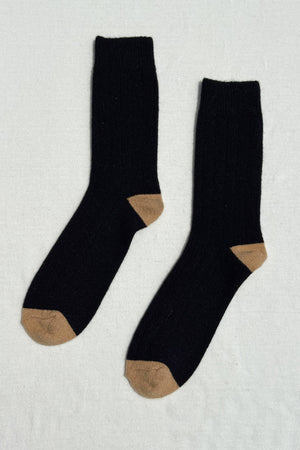 Extended Cashmere Classic Socks: Fawn