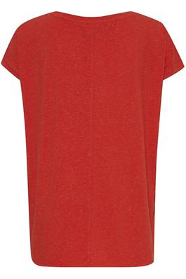 V Neck T Shirt - Grenadine