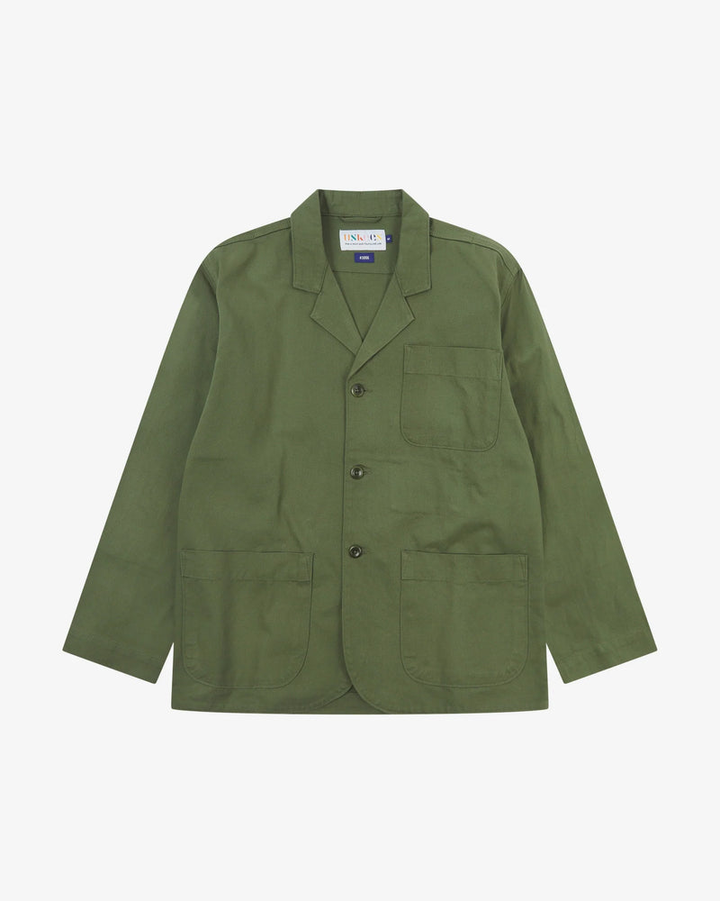 Men's Organic Twill Blazer - Coriander