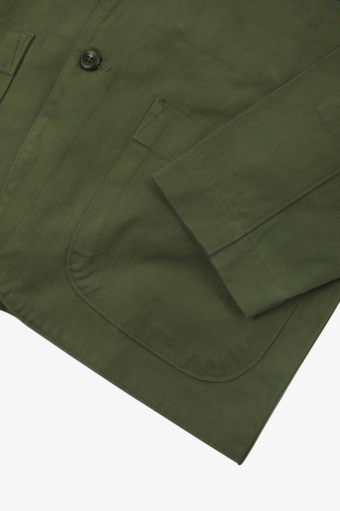 Men's Organic Twill Blazer - Coriander